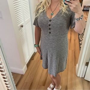 Lauren Conrad xs mini black and tan Dress